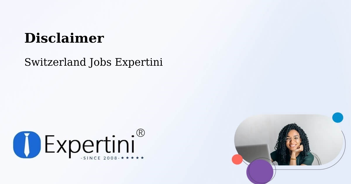 Disclaimer – Lugano - Switzerland Jobs Expertini